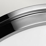 Потолочный светильник для ванных комнат цвета хром с вытянутым плафоном из молочного стекла Feiss варинант исполнения - 4 | Loft Concept в Барнауле