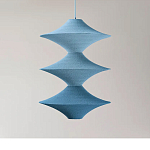 Подвесной вязаный голубой светильник «Звезда Востока 03» варинант исполнения - 1 | Loft Concept в Барнауле