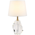 Настольная лампа с основанием из хрусталя Manlio Crystal Lampshade Table Lamp варинант исполнения - 1 | Loft Concept в Барнауле