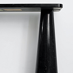 Консоль чёрная на 2-х конусообразных ножках Eros варинант исполнения - 3 | Loft Concept в Барнауле