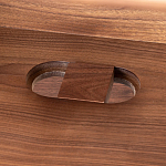 ТВ-тумба из массива ореха Robinett Wooden TV Stand варинант исполнения - 6 | Loft Concept в Барнауле