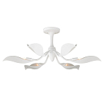Потолочный светильник с плафонами в виде белых лепестков Delicate Flower варинант исполнения - 2 | Loft Concept в Барнауле