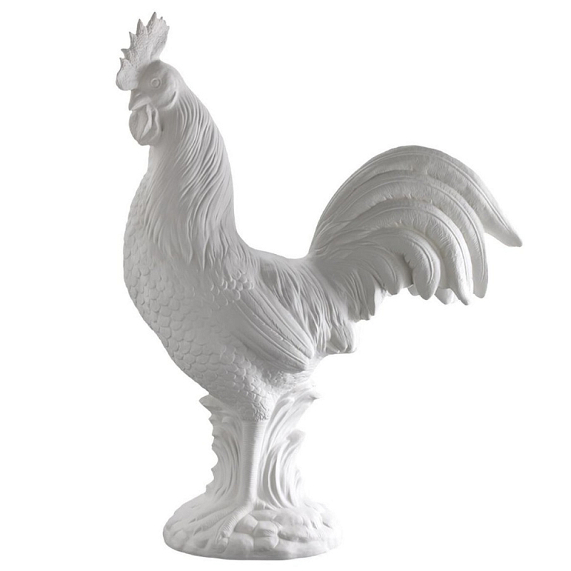 Статуэтка Rooster Bisc. Белый Статуэтка Rooster Bisc. Белый в Барнауле | Loft Concept