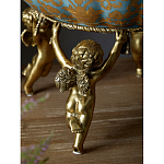 Чаша с орнаментом на бронзовых ножках в виде ангелов Eden Garden варинант исполнения - 7 | Loft Concept в Барнауле