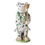 Подсвечник в виде собачки из фарфора с бронзовыми элементами Eden Garden варинант исполнения - 4 | Loft Concept в Барнауле