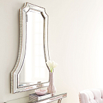 Зеркало в серебристой фигурной раме Silver Reflection варинант исполнения - 4 | Loft Concept в Барнауле