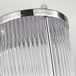 Бра для ванных комнат с прозрачным рифленым цилиндрическим плафоном на прямоугольном зеркальном основании Feiss варинант исполнения - 3 | Loft Concept в Барнауле