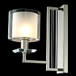 Бра с геометрическим каркасом из металла и цилиндрическим стеклянным плафоном Laurent варинант исполнения - 4 | Loft Concept в Барнауле