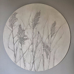 Ботаническое панно Тростник 3 варинант исполнения - 1 | Loft Concept в Барнауле