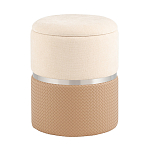 Пуф Mauldine с ящиком бежевый с экокожей варинант исполнения - 1 | Loft Concept в Барнауле