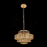 Люстра хрустальная в неоклассическом стиле на золотистом каркасе Majesty варинант исполнения - 2 | Loft Concept в Барнауле