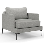 Мебельная ткань Шенилл серый цвет 138 см T4-29 варинант исполнения - 3 | Loft Concept в Барнауле