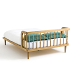 Кровать из массива дуба с пружинным блоком Mateta варинант исполнения - 4 | Loft Concept в Барнауле