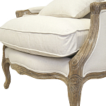 Кресло Ava Classical Armchair beige flax варинант исполнения - 4 | Loft Concept в Барнауле