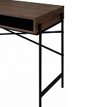 Стол рабочий в стиле лофт с ящиком и нишей для хранения Urban Style Space 2 варинант исполнения - 5 | Loft Concept в Барнауле