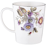 Кружка фарфоровая с рисунком цветов 400 мл Garden Whisper Porcelain Set  варинант исполнения - 1 | Loft Concept в Барнауле