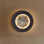 Бра в форме диска цвета латунь Brass Borders варинант исполнения - 5 | Loft Concept в Барнауле