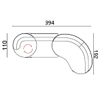 Модульный диван Calypso с кушеткой варинант исполнения - 6 | Loft Concept в Барнауле