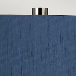 Настольная лампа с цилиндрическим абажуром и прозрачным стеклянным основанием Quintiesse варинант исполнения - 10 | Loft Concept в Барнауле