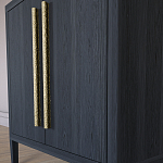 Современный Буфет Primo с 2 дверцами Черный дуб варинант исполнения - 5 | Loft Concept в Барнауле