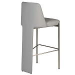 Стул барный серый с обивкой из экокожи Special Support варинант исполнения - 2 | Loft Concept в Барнауле