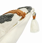 Подушка декоративная с вышивкой и кисточками Divine Abstractions варинант исполнения - 3 | Loft Concept в Барнауле