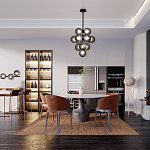 Люстра в форме виноградой грозди Inflorescence варинант исполнения - 4 | Loft Concept в Барнауле