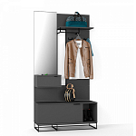 Вешалка настенная цвета графит Strict Lines варинант исполнения - 2 | Loft Concept в Барнауле