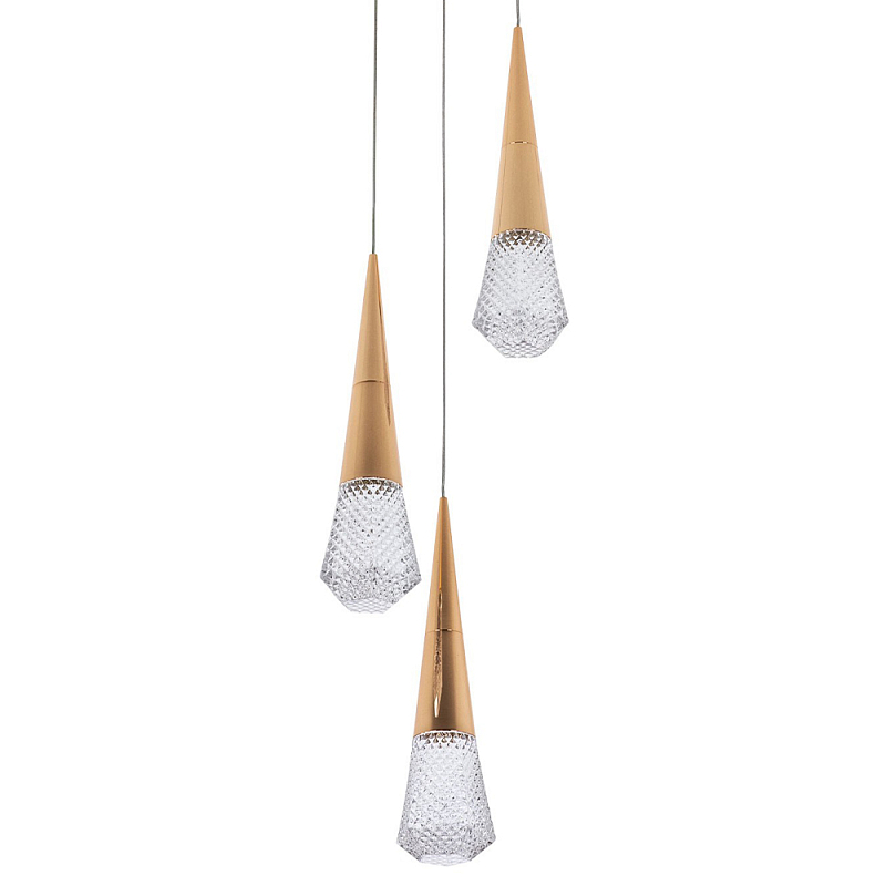 Подвесной светильник капли Acrylic Droplet Trio Gold Hanging Lamp Золотой Прозрачный Подвесной светильник капли Acrylic Droplet Trio Gold Hanging Lamp Золотой Прозрачный в Барнауле | Loft Concept