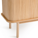 Длинный низкий буфет с 2-мя раздвижными дверцами Toinette Light Cupboard варинант исполнения - 6 | Loft Concept в Барнауле