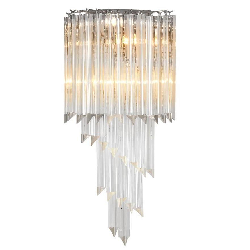 Бра Eichholtz Wall Lamp Marino Никель Прозрачное Стекло Бра Eichholtz Wall Lamp Marino Никель Прозрачное Стекло в Барнауле | Loft Concept
