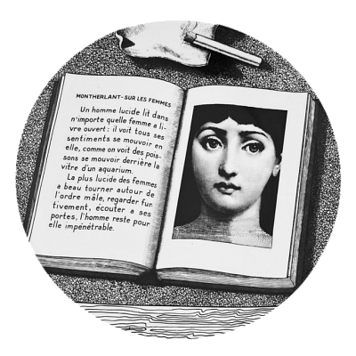 Декоративная тарелка Fornasetti 30.CR.BW.R01-201