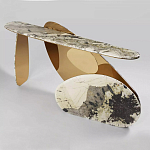 Консоль в виде овальных элементов Jinye console варинант исполнения - 2 | Loft Concept в Барнауле