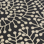 Подушка декоративная черного цвета Blossom Essence Grace варинант исполнения - 4 | Loft Concept в Барнауле