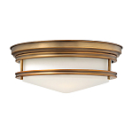 Потолочный светильник с белым матовым стеклянным плафоном в форме перевернутого конуса Hinkley варинант исполнения - 1 | Loft Concept в Барнауле