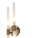 Бра с двумя цилиндрическими матовыми плафонами на круглом основании Delta Light варинант исполнения - 3 | Loft Concept в Барнауле