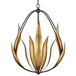 Люстра грушевидной формы с волнистыми листьями Foliage of Leaf Forms варинант исполнения - 2 | Loft Concept в Барнауле