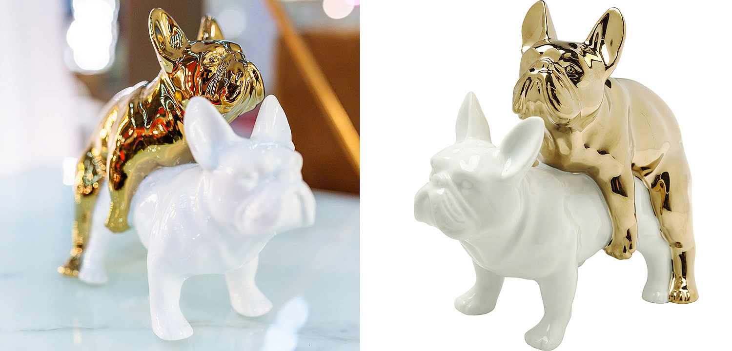 Статуэтка Bulldog Lovers Статуэтка Bulldog Lovers - Loft-Concept в Барнауле