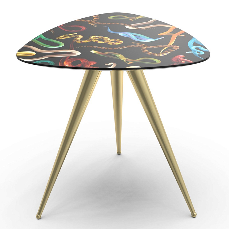 Журнальный стол Seletti Side Table Snakes Мульти Латунь в Барнауле | Loft Concept 