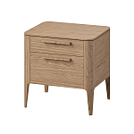 Тумба прикроватная с 2-мя выдвижными ящиками из массива дуба Type oak варинант исполнения - 1 | Loft Concept в Барнауле