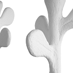 Люстра с белым каркасом и тканевыми абажурами Natural Stems варинант исполнения - 2 | Loft Concept в Барнауле