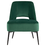 Мягкое кресло в зеленом велюре ALBA варинант исполнения - 2 | Loft Concept в Барнауле