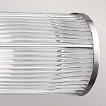 Бра для ванных комнат горизонтальное с 2-мя прозрачными рифлеными цилиндрическими плафонами Feiss варинант исполнения - 4 | Loft Concept в Барнауле