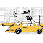 Megan Hess. New york: through a fashion eye варинант исполнения - 4 | Loft Concept в Барнауле