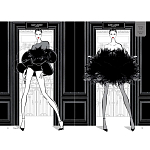 Megan Hess. Elegance варинант исполнения - 5 | Loft Concept в Барнауле