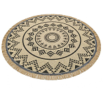 Ковер круглый из комбинированного состава Fantasy варинант исполнения - 3 | Loft Concept в Барнауле