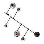 Бра с 5-ю плафонами разного диаметра и цвета Polyhedron варинант исполнения - 2 | Loft Concept в Барнауле