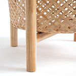 Кашпо на ножках из бамбука Bamboo Decor варинант исполнения - 6 | Loft Concept в Барнауле