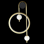 Бра с круглой рамкой и стеклянными белыми шарами B.LUX C Ball варинант исполнения - 2 | Loft Concept в Барнауле