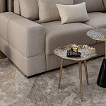 Столик журнальный металлический золотого цвета Modern Rethinking of Traditions варинант исполнения - 3 | Loft Concept в Барнауле